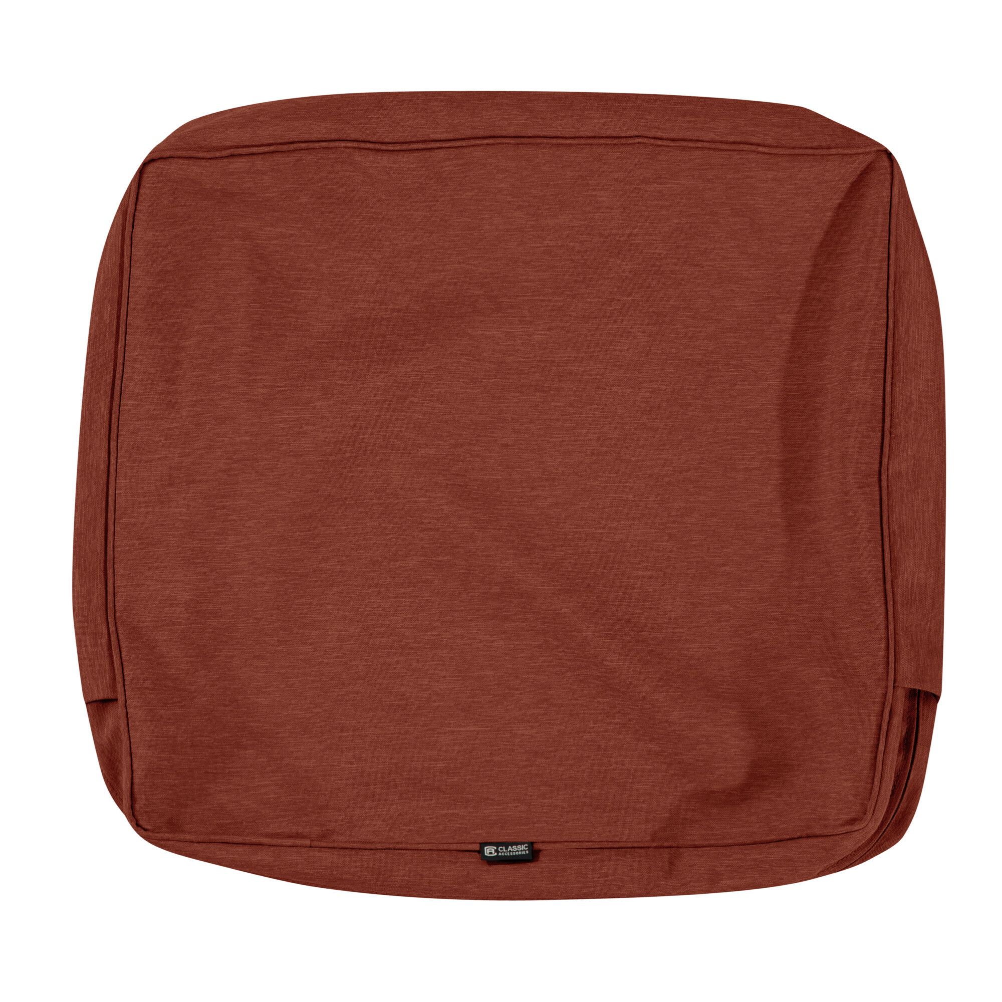 Classic Accessories Montlake FadeSafe Water-Resistant Patio Lounge Back Cushion Cover — 21in. x 22in. x 4in., Heather Henna, Model# 60-207-016601-RT